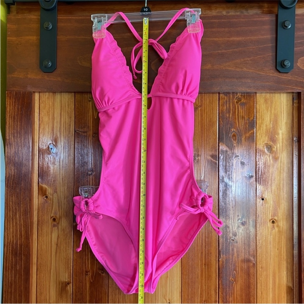 Hot pink swim suit